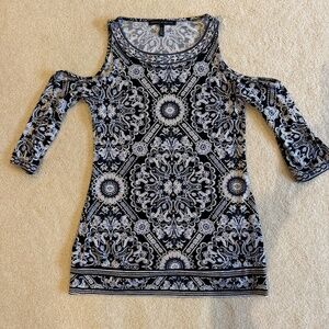 White House Black Market Cold Shoulder Top